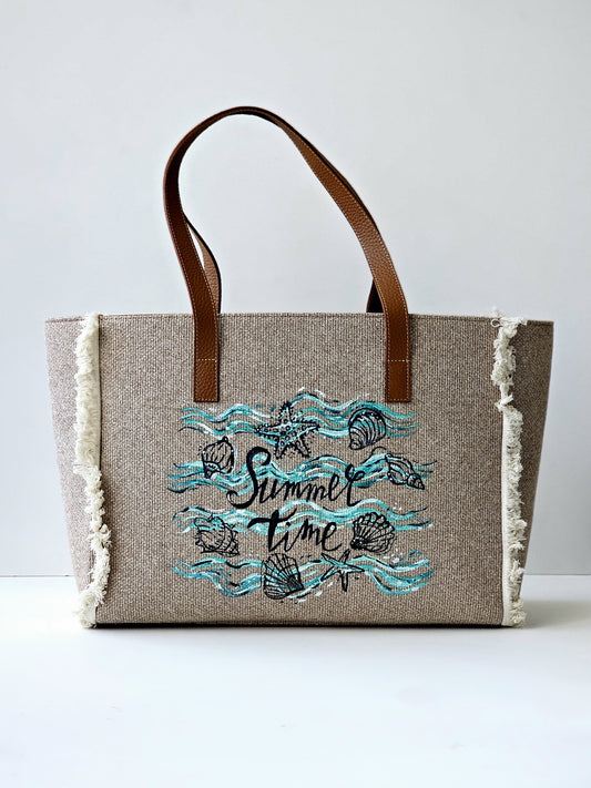 Large Beach Bag X Summer Time