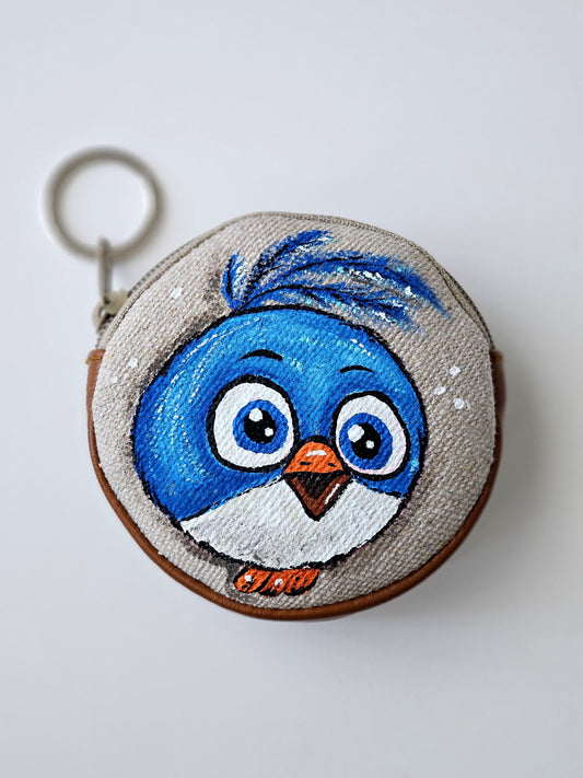 Coin Purse Blue Bird