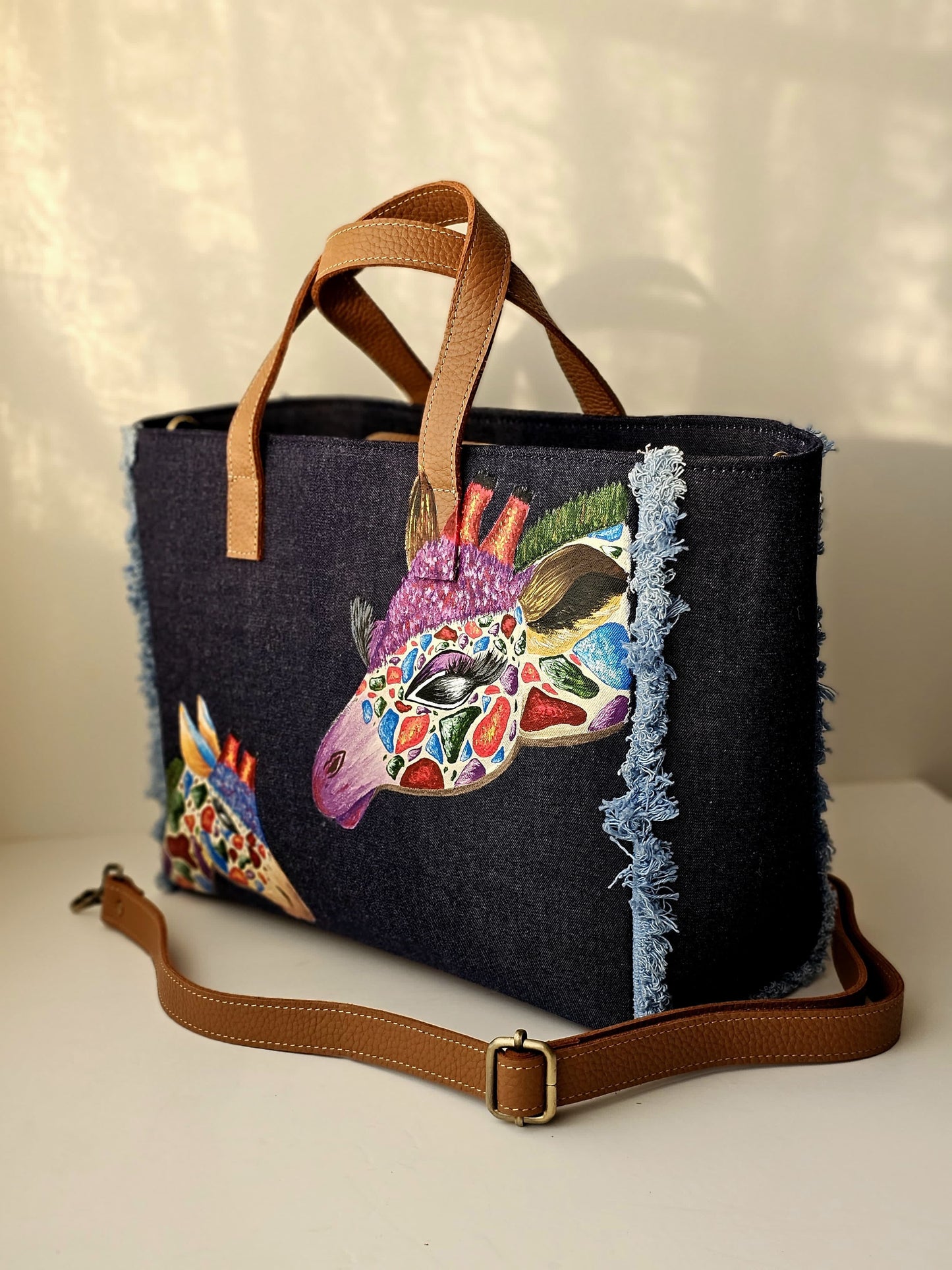 Jeans Tote Bag Jeans X Giraffe