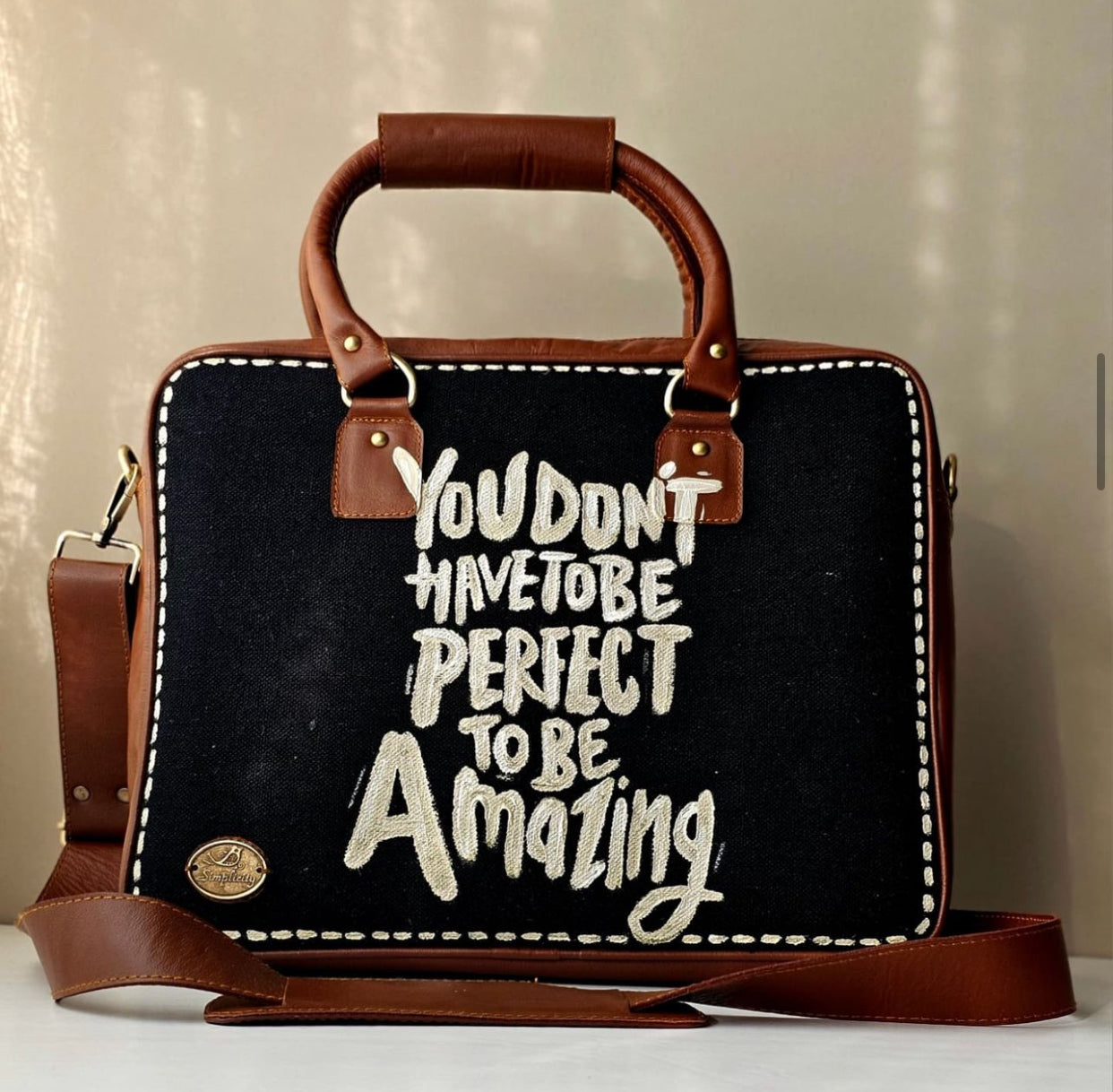 Laptop Bag You Dont Have To Be Perfect