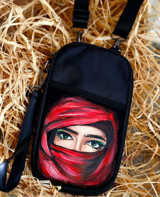 Passport Bag Lady Painting