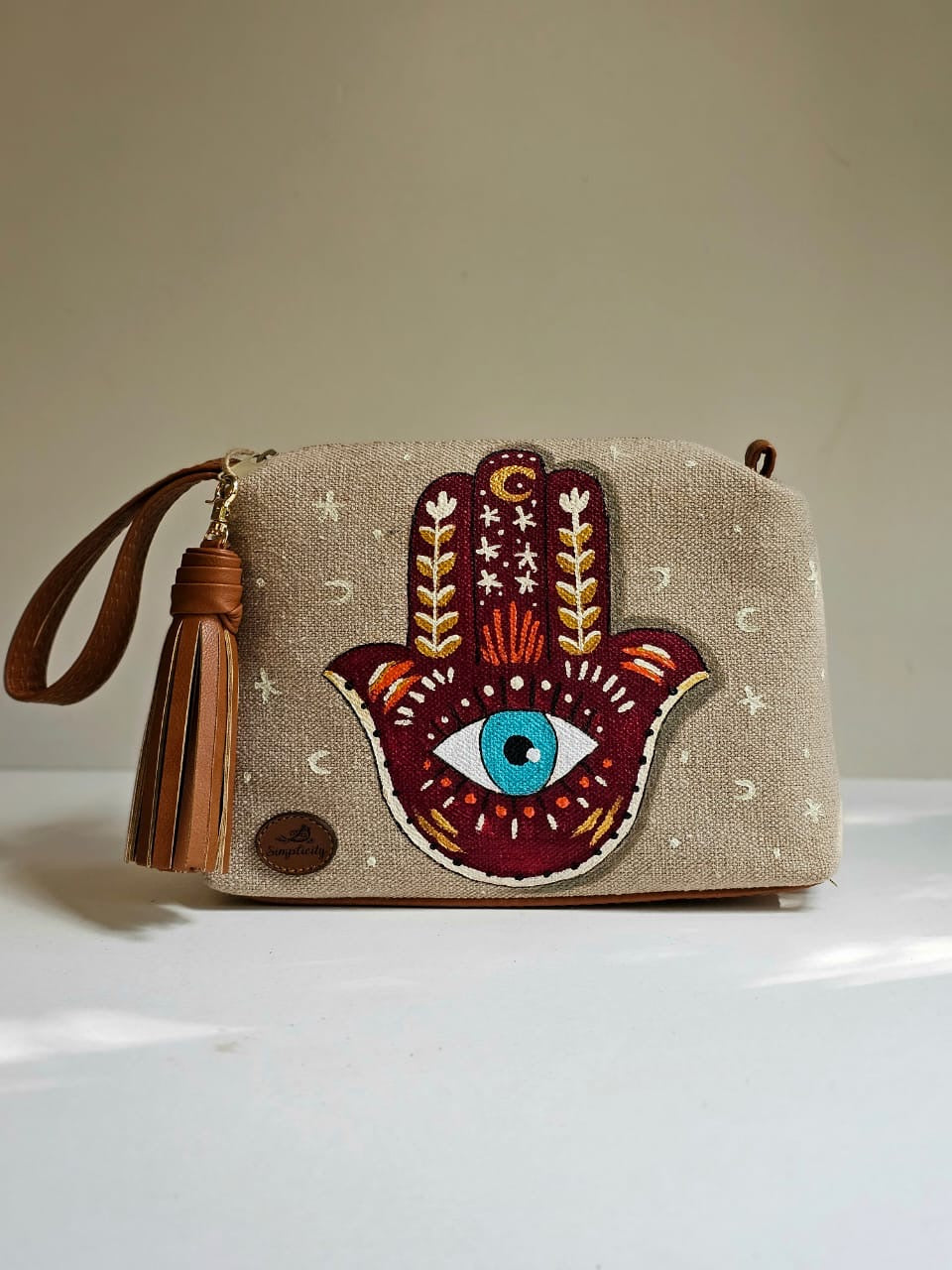 Gogo Clutch Beige X Red Kaf