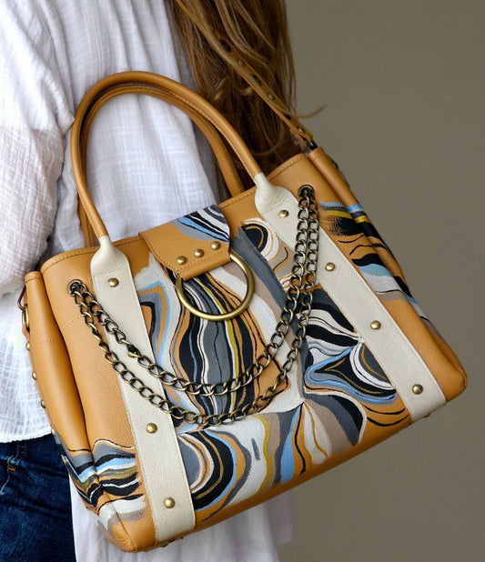 Leather Bag with Ring Havan X Colors