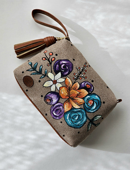 Gogo Clutch X Colorful Blooms