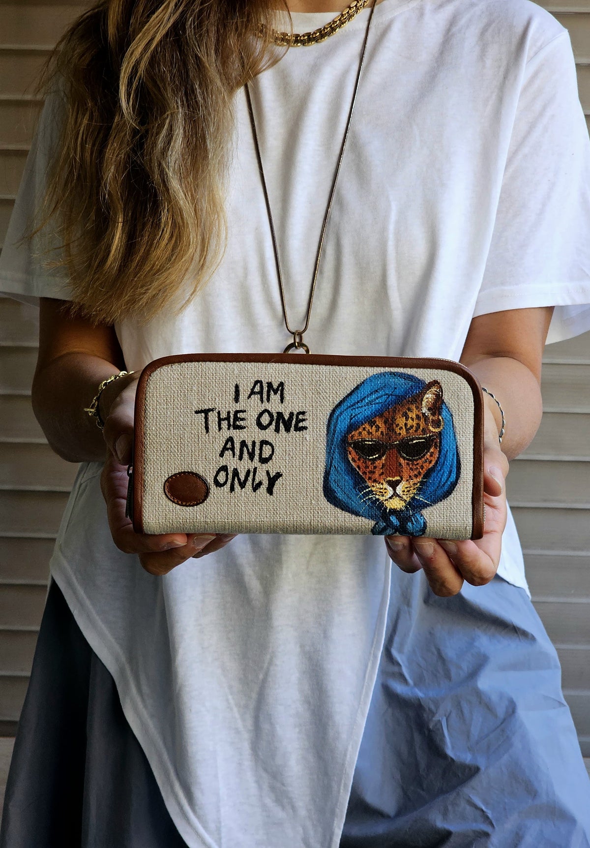 Fabric Wallet X Leopard Mood