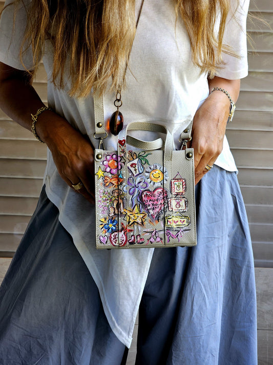 Mini Tote Bag X Happy Sketches