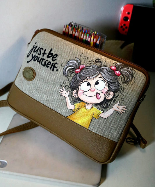 Small Laptop Sleeve X Just be Yourself