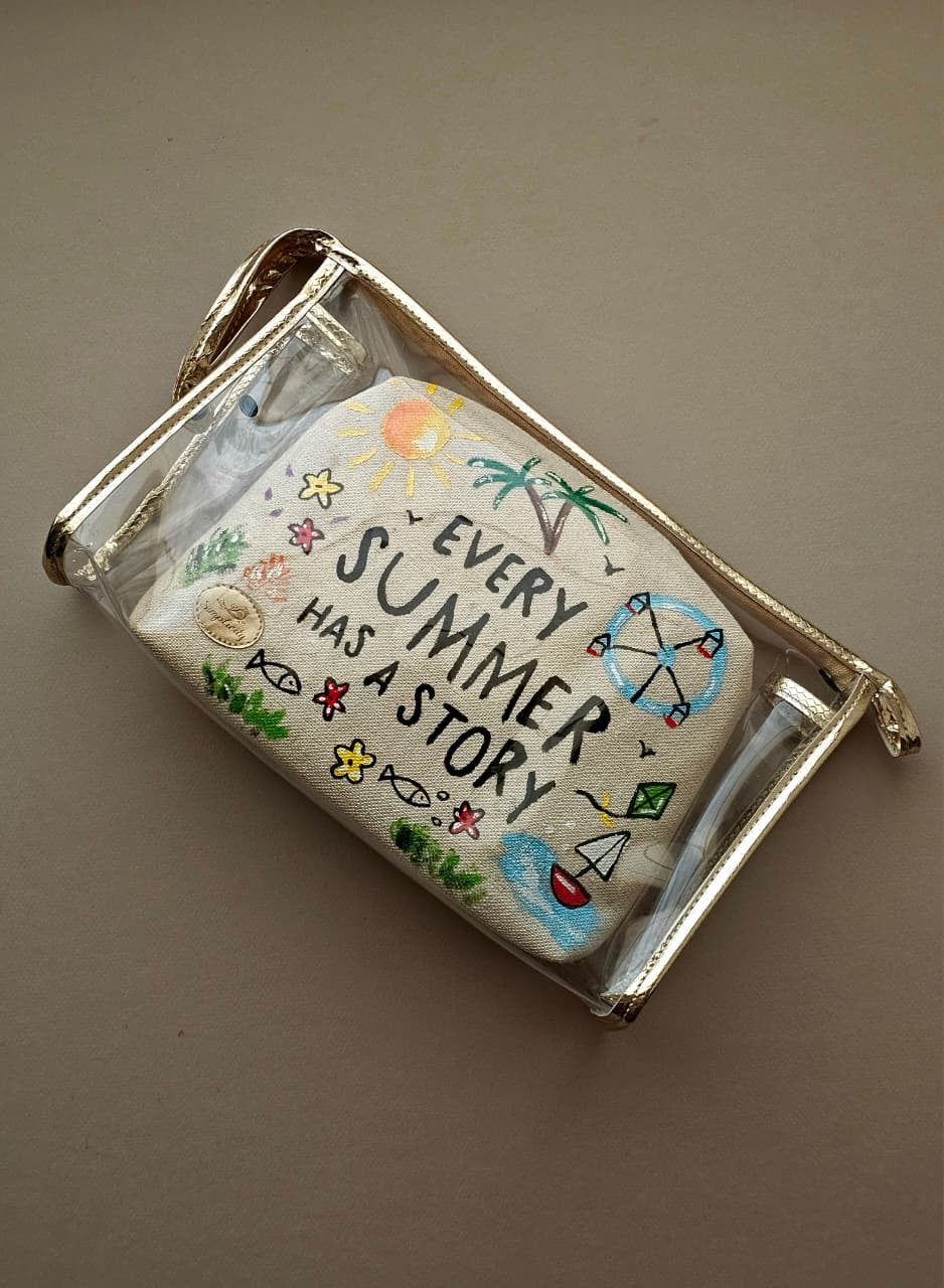 Big Transparent Clutch X Summer
