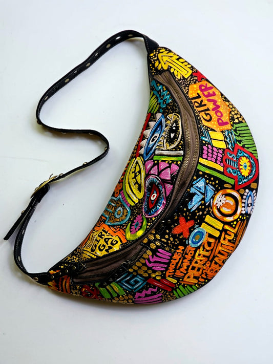 Leather Bumbag Colorful