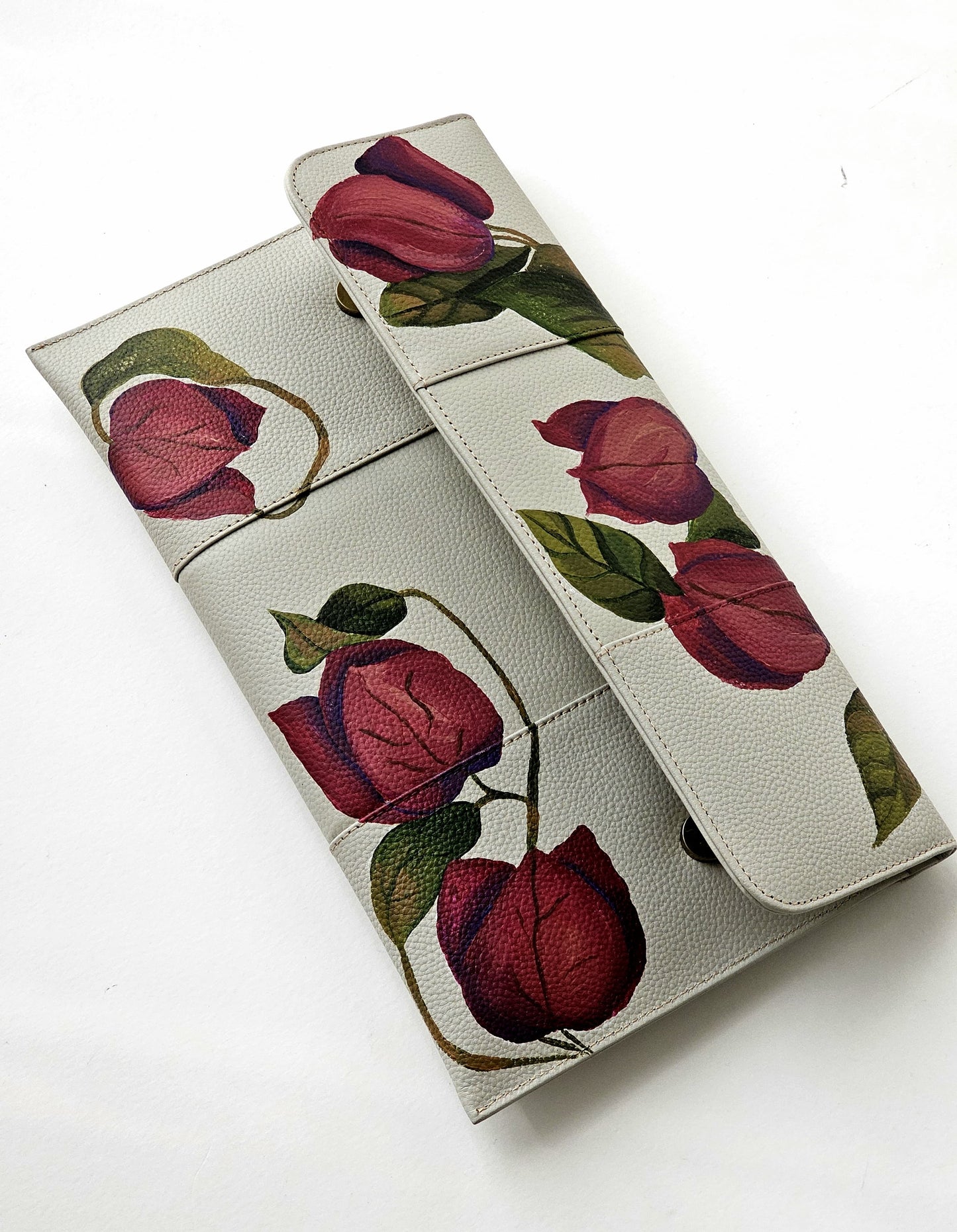 Leather Envelope X Florals
