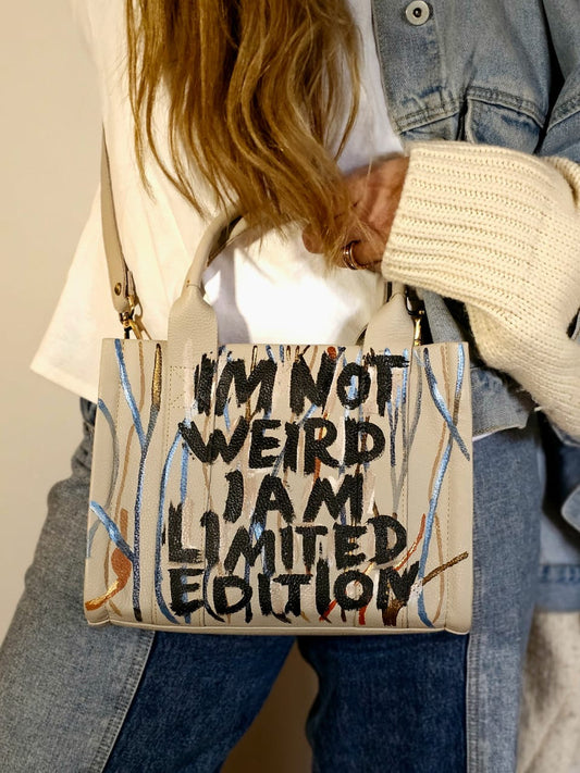 Medium Tote Bag Beige Im Not Weird