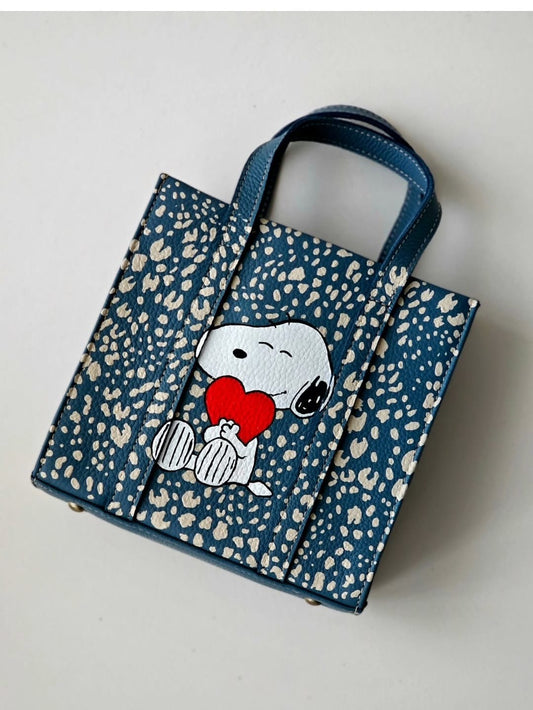Mini Tote Bag Blue X Snoopy