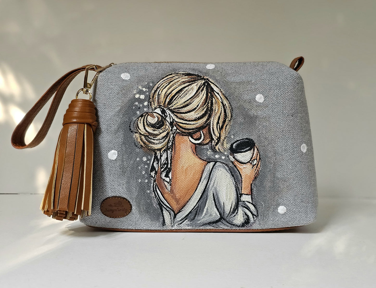 Gogo Clutch Coffee Girl
