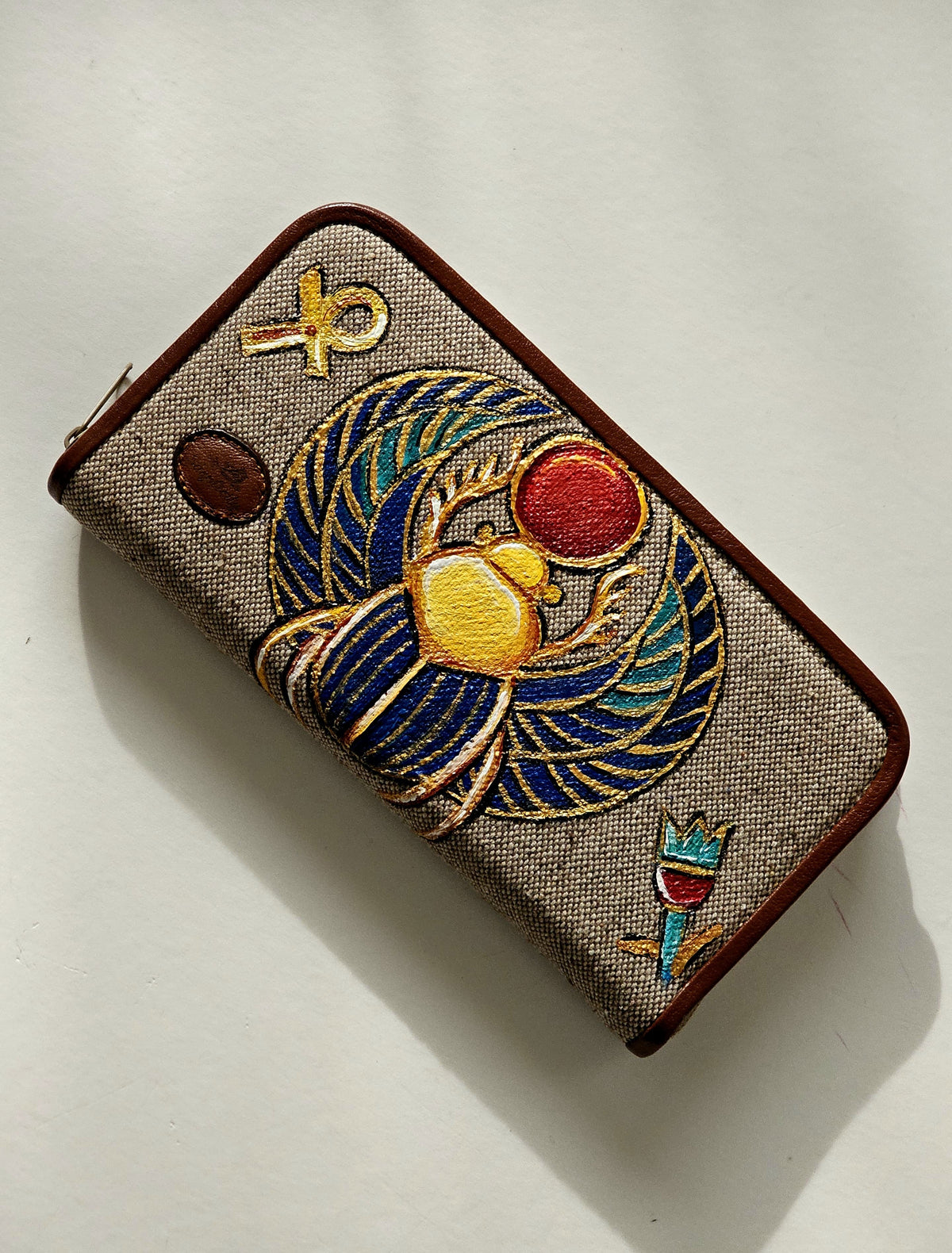 Fabric Wallet X Ancient Scarab