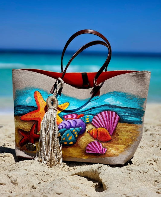 Beach Bags with Tassel