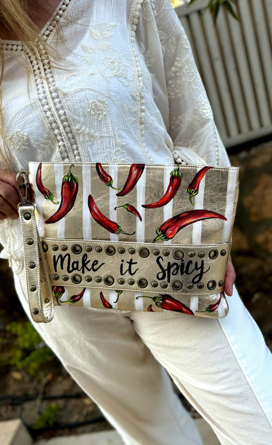 Golden Studs Clutch X Chilies