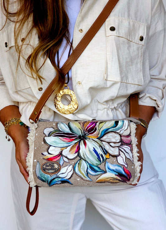 Cross Bag Flowers Design 5
