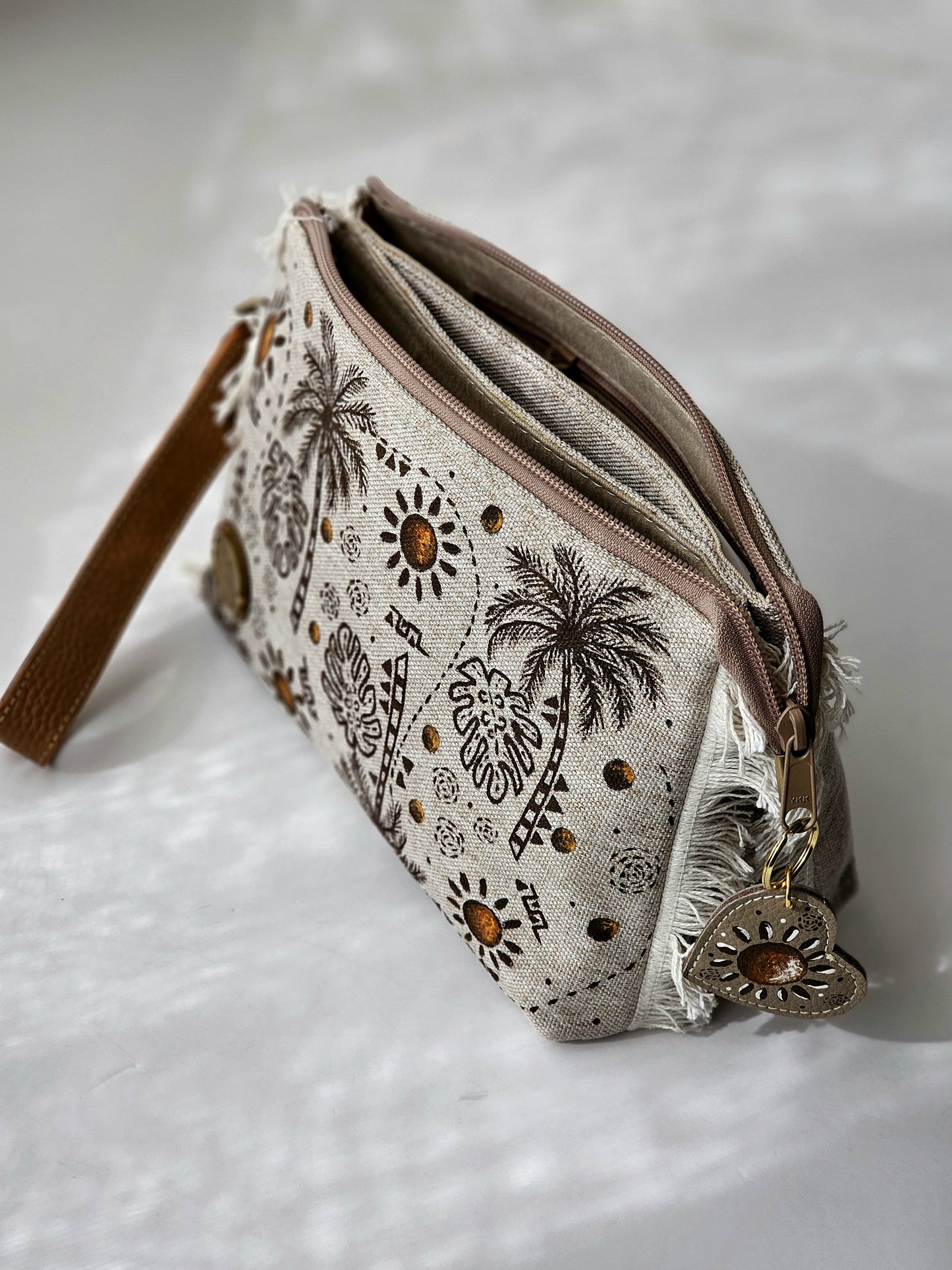 Cross Bag Palm Trees Design