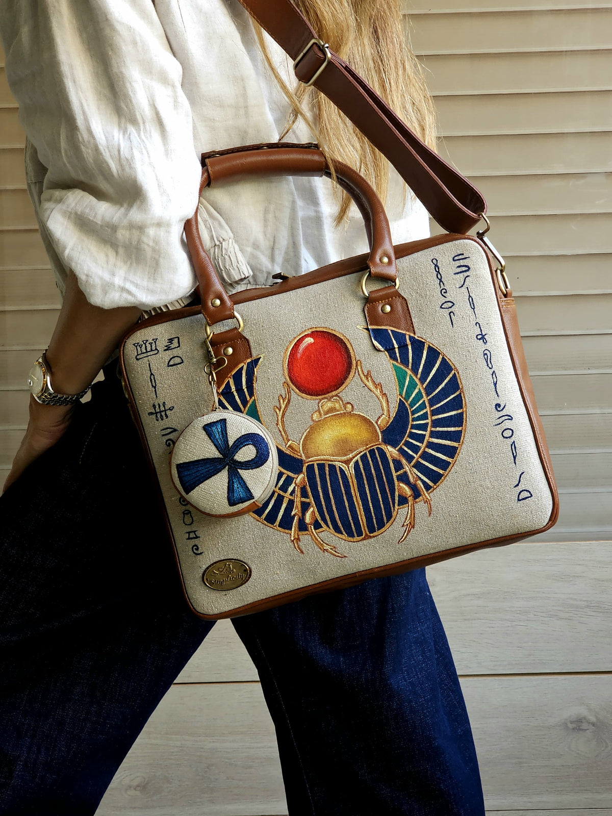 Laptop Bag X Golden Scarab