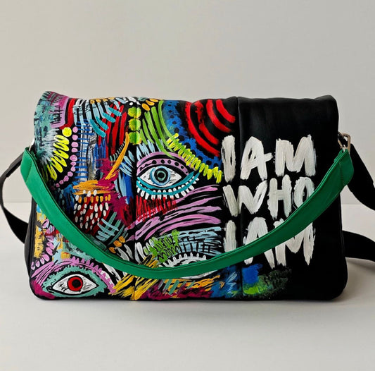 Bold leather Black X Colorful