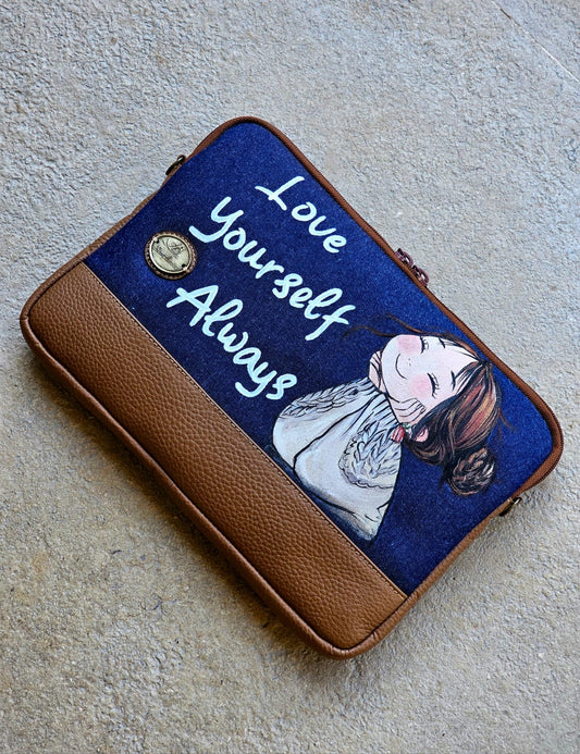 Small Laptop Sleeve X Love Yourself