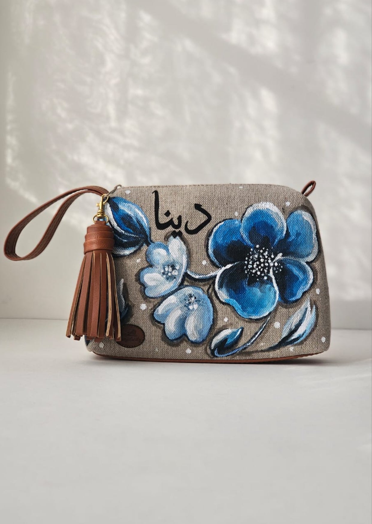 Gogo Clutch X Blue Flowers