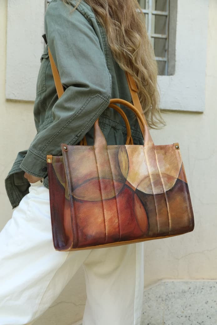Large Tote Bag X Autumn Flow