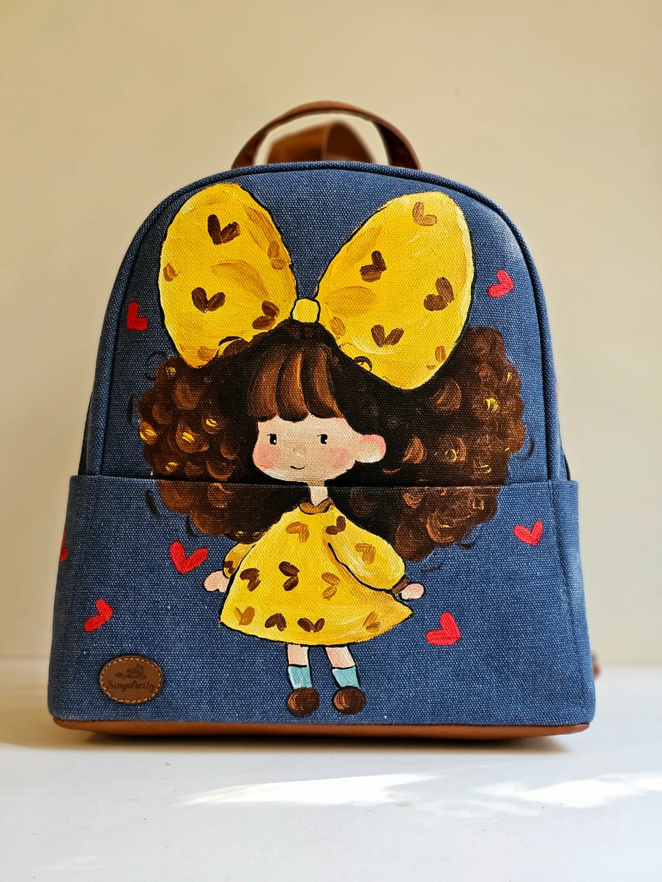 Fabric Medium Backpack Jeans X Girl