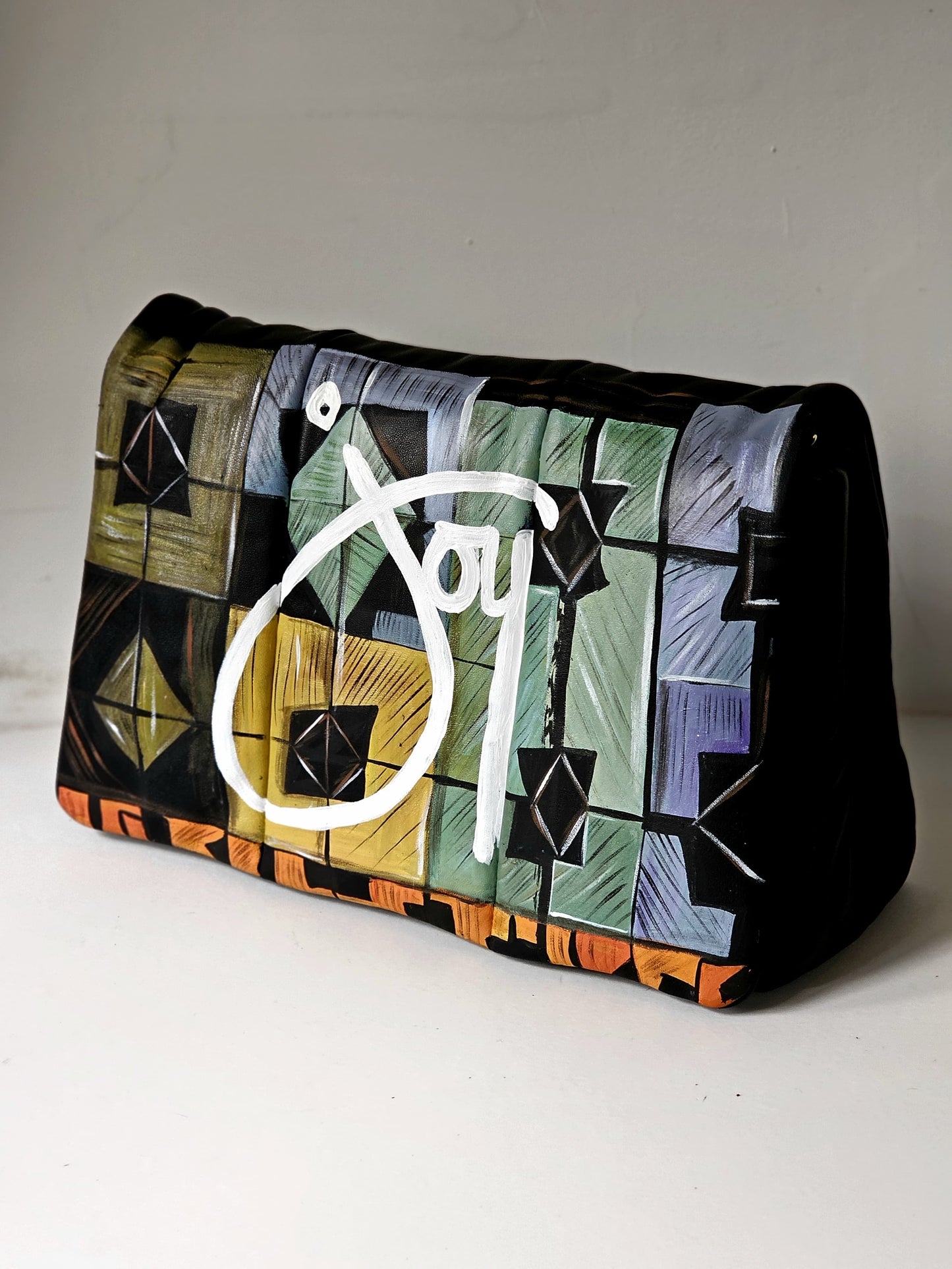 Bold leather Black X Joy