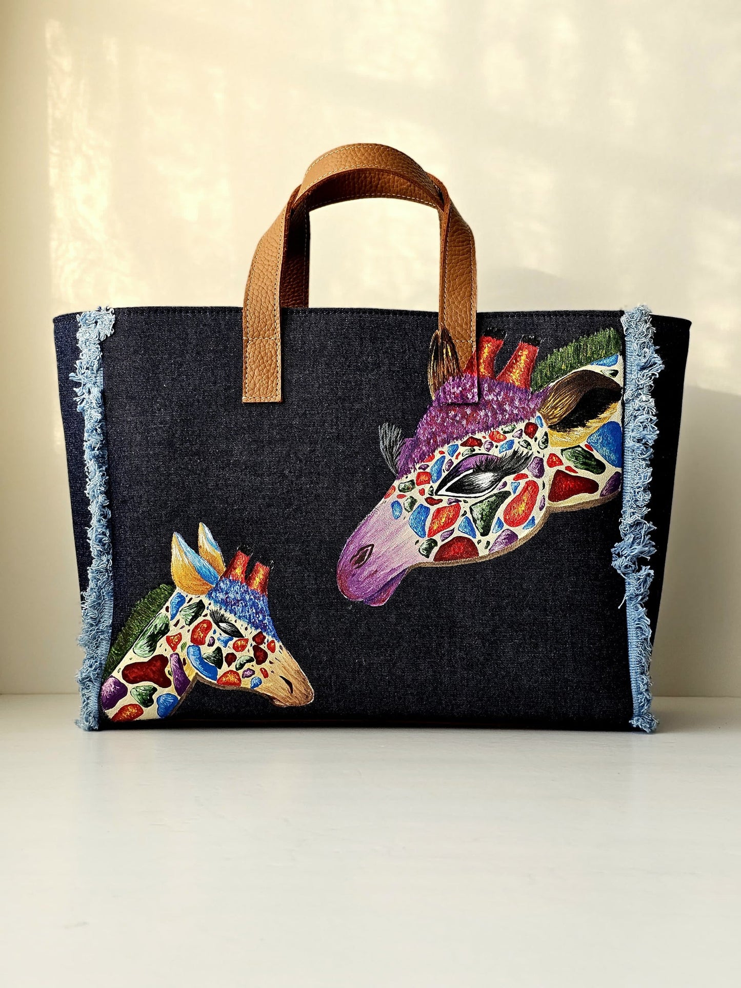 Jeans Tote Bag Jeans X Giraffe