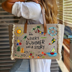 Large Beach Bag X Summer Story