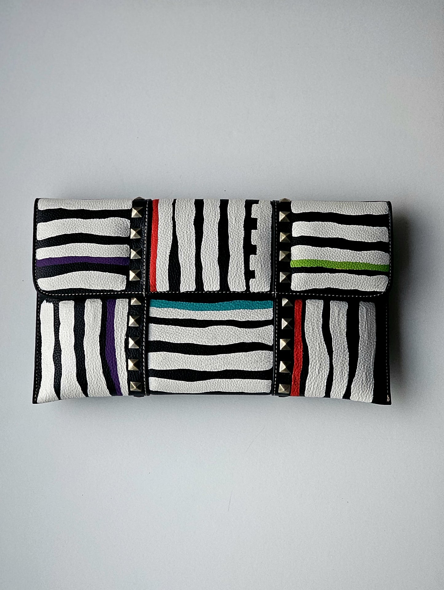 Leather Envelope with Studs