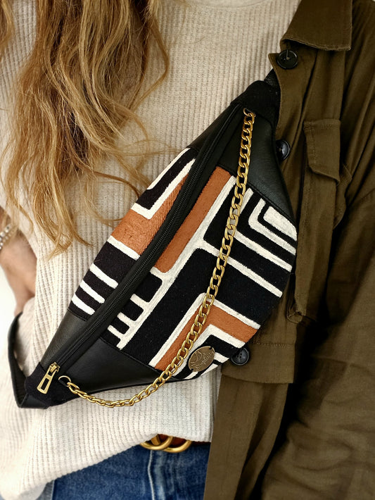 Fabric Fanny Pack Black 3