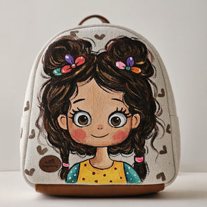 Fabric Mini Backpack Off White