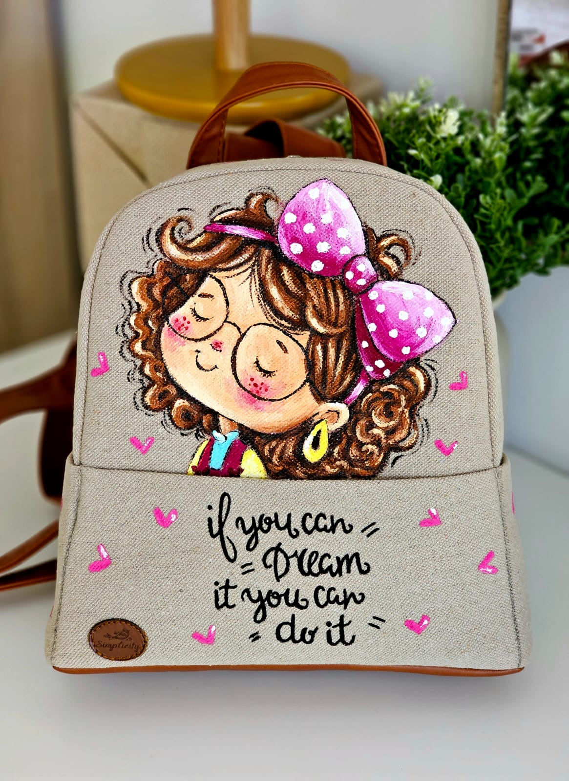 Fabric Medium Backpacks