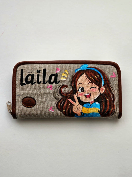 Wallet X Girl in Blue