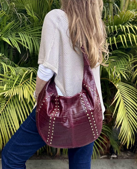 Hobo Style Burgundy