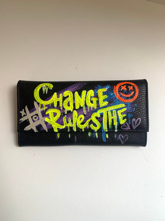 Leather Wallet Black X Change The Rules