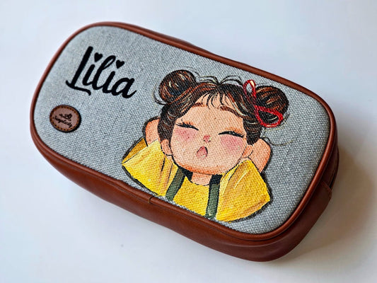 Pencil Case X Sleepy Girl