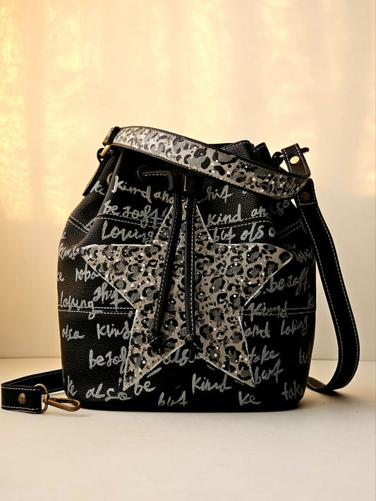 Leather Bucket X Star