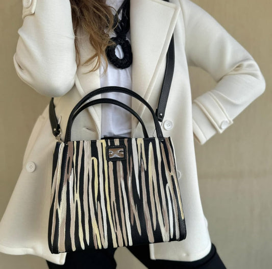 Leather Cross Bag Black #2