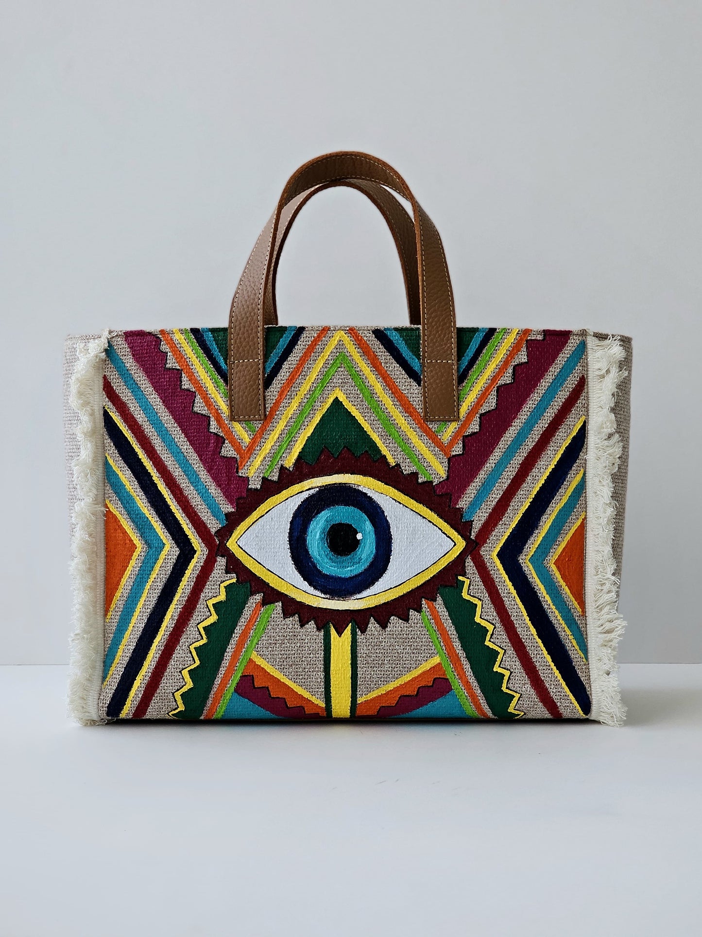 Beige Tote Bags