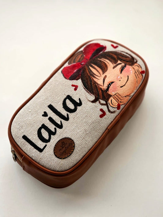 Pencil Case X Red Bow