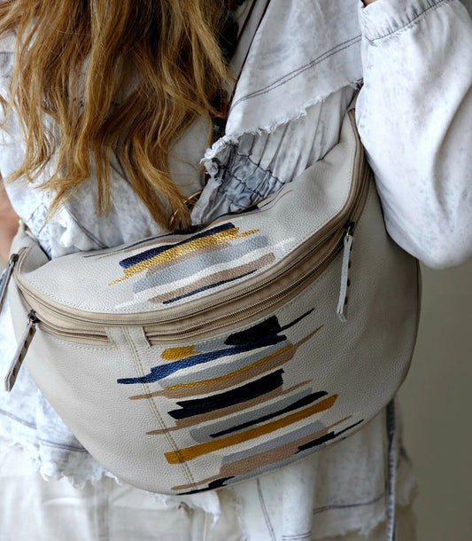 Leather Bumbag Multicolor Art