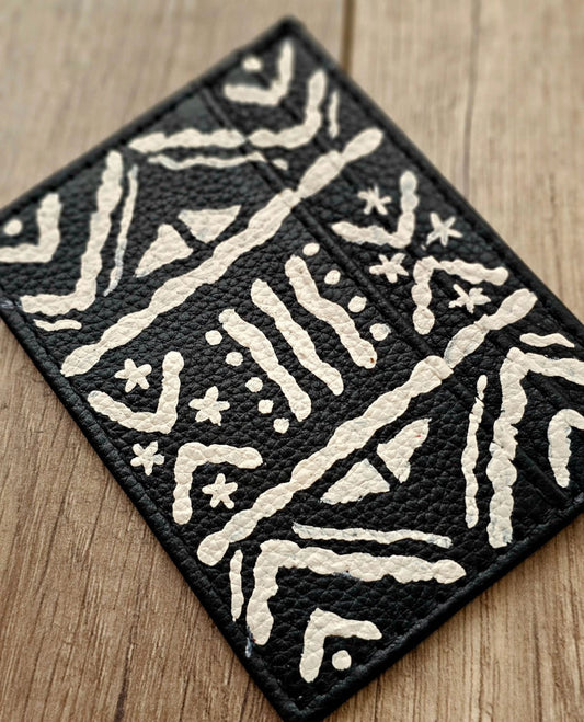 Card Holder Black X White