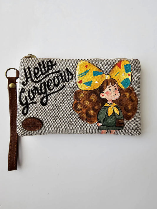 Mini Pouch Beige X Green X Yellow