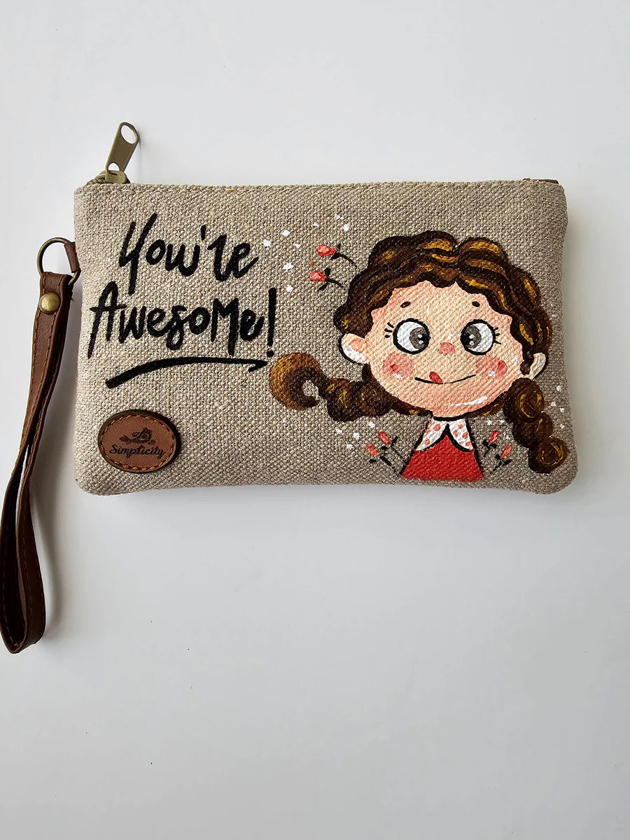 Mini Pouch Beige X Braid