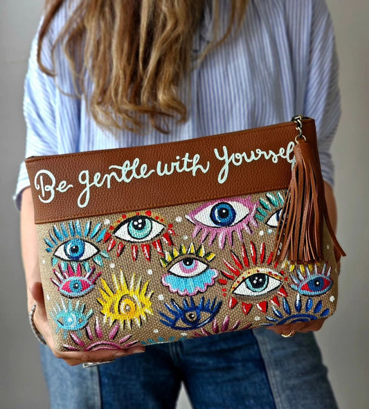 Painted Clutch Beige X Colors