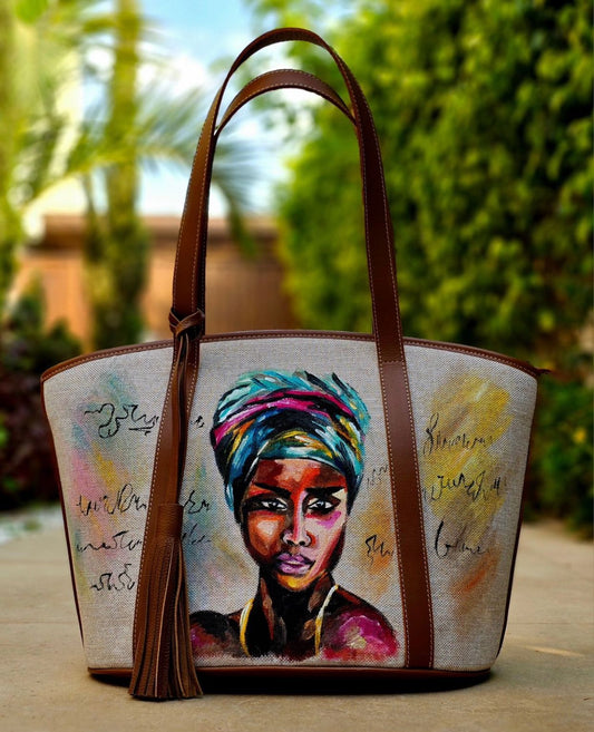 Havan Striped Bag Beige X Colors