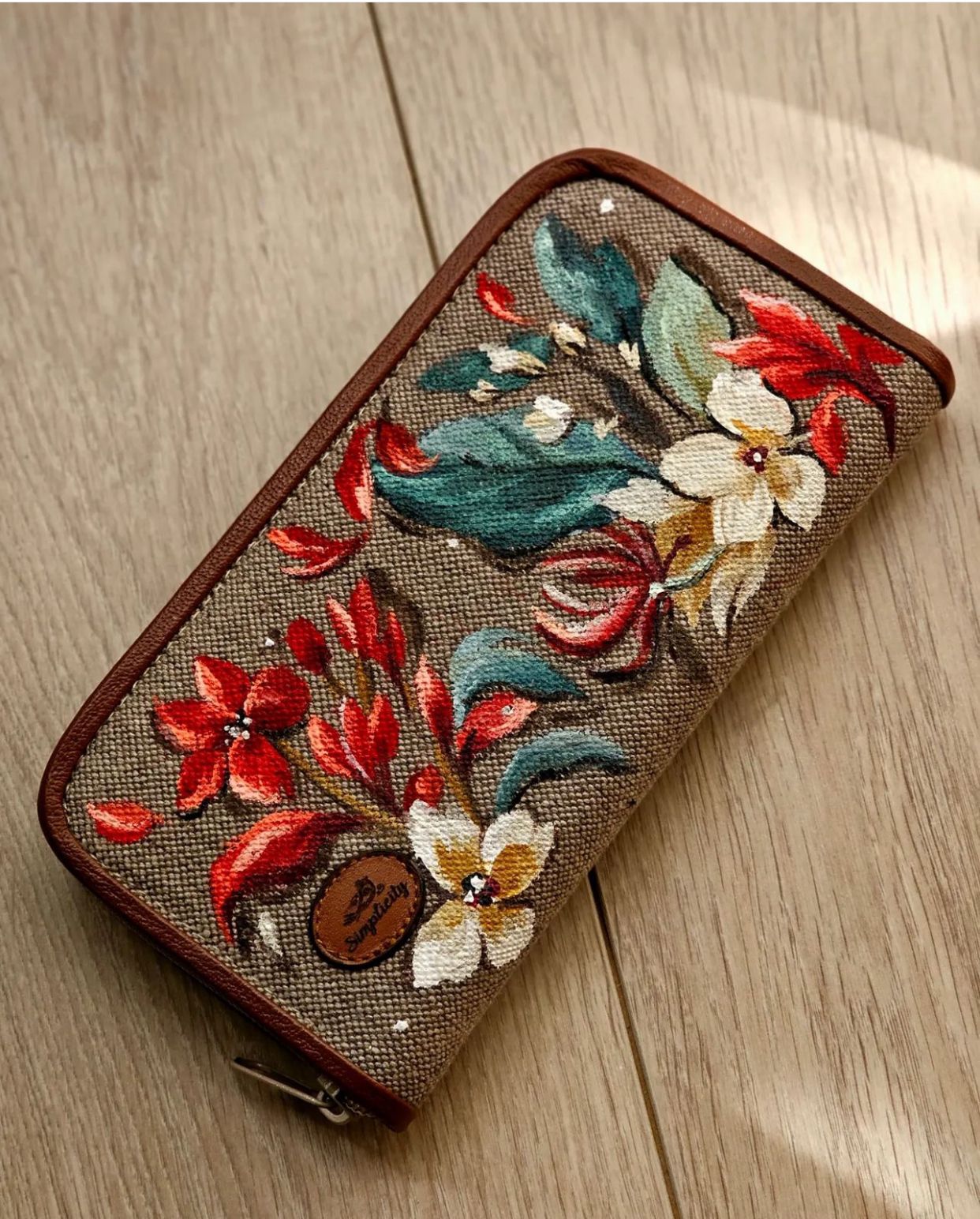 Fabric Wallets Flowers